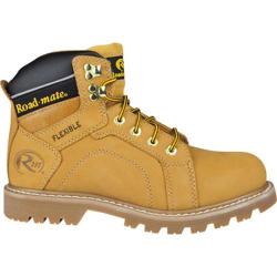 Compare Price Men's Roadmate Boot Co. Gravel 6in Waterproof Shock Absorbing Work Boot Honey Nubuck