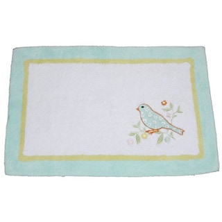 Laura Ashley Birds and Branches Cotton Bath Rug