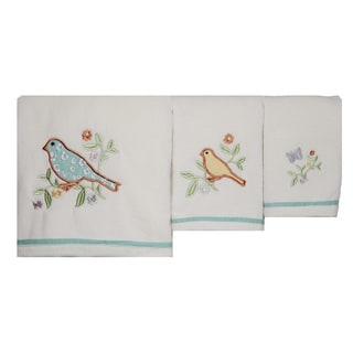 Laura Ashley Birds and Branches 3-piece Cotton Towel Set