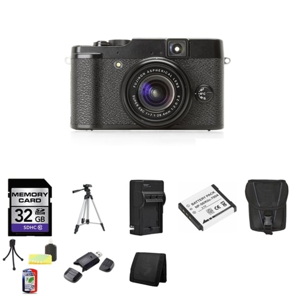 Fujifilm X10 12MP Digital Camera with 32GB Bundle