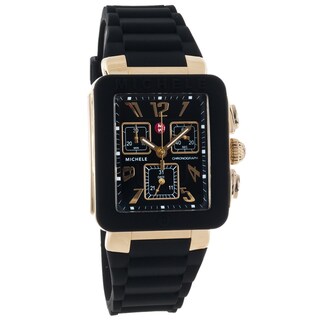 Michele Women's 'Park Jelly Bean' Goldtone Watch