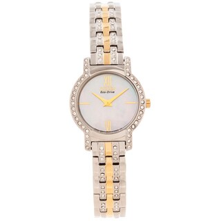 Citizen Women's 'Eco-Drive' Silhouette Crystal Accented Watch