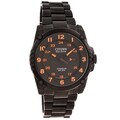 Citizen Men's 'Eco-Drive' Super Titanium Black/ Orange Watch
