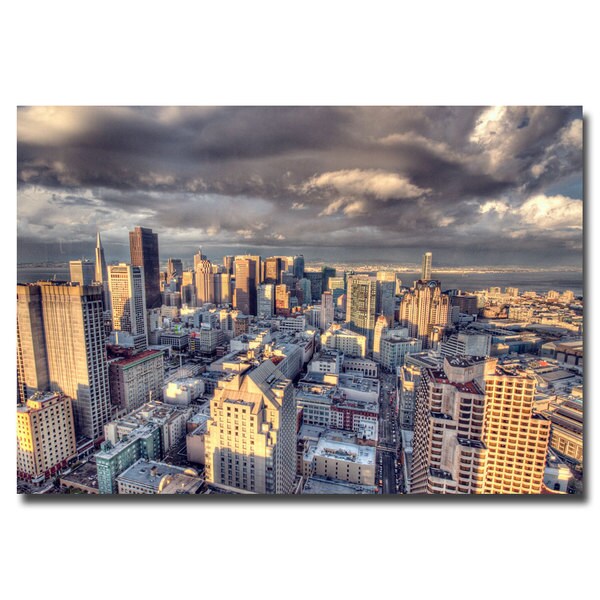 Ariane Moshayedi 'SF Downtown' Canvas Art