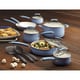 Paula Deen Savannah Collection Aluminum 17-piece Blueberry Cookware Set with Bakeware