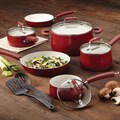 Paula Deen Savannah Collection Red 17-piece Aluminum Nonstick Set