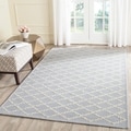 Safavieh Handmade Cambridge Moroccan Light Blue Wool Rug (6' x 9')
