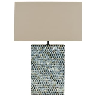 Safavieh Cassandra Blue Mother Of Pearl Table Lamp