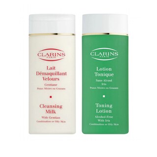 Clarins Cleansing Milk and Toning Lotion Limited Edition Duo