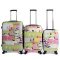 Neocover Fun Pastels 3-piece Hardside Spinner Luggage Set