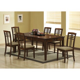 Walnut Veneer Dining Table with 18-inch Extension
