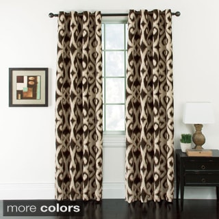 Taylor Ikat Jacquard Grommet-top Panel Pair