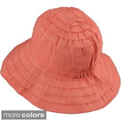 Journee Collection Women's Brimmed Ribbon Bucket Hat-Image