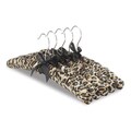 Whitmor Leopard Pattern Satin Padded Hangers (Set of 20)