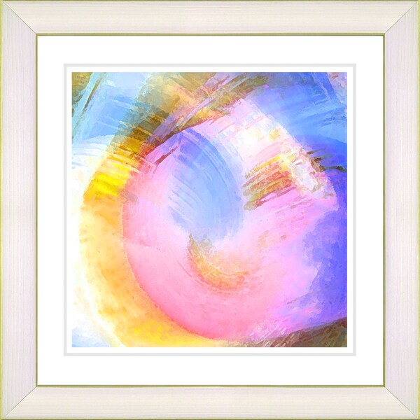 Studio Works Modern 'Solar Winds - Pink' Framed Print