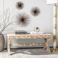Safavieh Melanie Floral Beige/ Taupe Extended X-Bench