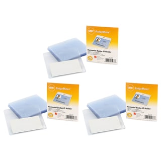 GBC BadgeMates Horizontal Badge ID Holder