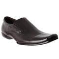 Steve Madden Men's 'Carano' Brown Leather Slip-on Dress Shoes