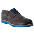 Steve Madden Men's 'Jazzman' Black Two-tone Leather Oxford Shoes