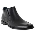 Steve Madden Men's 'Rockwell' Black Leather Dress Boots