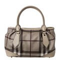 Burberry 'Heathcliff' Medium Trench Smoked Check Tote Bag