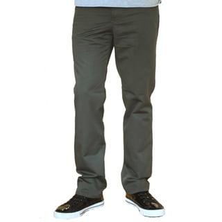 Something Strong Men's Dark Olive Straight-Leg Five-Pocket Pants-Image