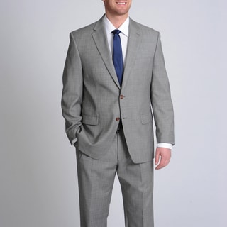 LAUREN by Ralph Lauren Men's Grey Shark Wool Suit