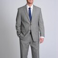 LAUREN by Ralph Lauren Men's Grey Shark Wool Suit
