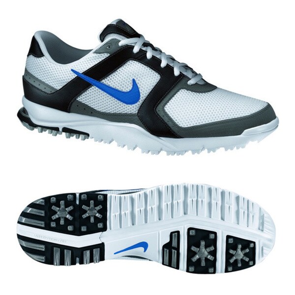 Nike Men's Air Range WP White/ Blue/ Black Golf Shoes