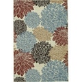 Annabelle Ivory Floral Rug (5'2 x 7'5)