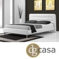 Ritz White Button-tufted Headboard Bed