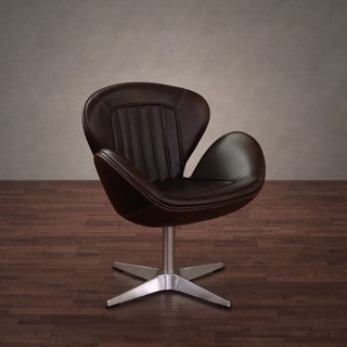 Amelia Vintage Tobacco Leather Swivel Chair