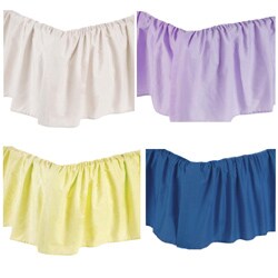 American Baby Cotton Percale Dust Ruffle