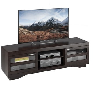 Sonax Granville Mocha Black Wood Veneer 66-inch TV Bench