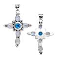 Sterling Silver Bali Cross Pendant (Indonesia)