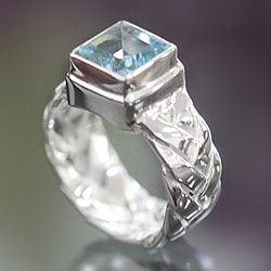 Buy silver jewllery - Sterling Silver Swirls Cocktail Ring from Thailand