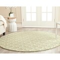 Safavieh Handmade Cambridge Moroccan Navy Wool Rug (6' Round)