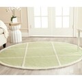 Safavieh Handmade Cambridge Moroccan Light Green Wool Rug (4' x 6')