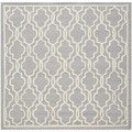 Safavieh Handmade Cambridge Moroccan Silver Wool Rug (6' Square)