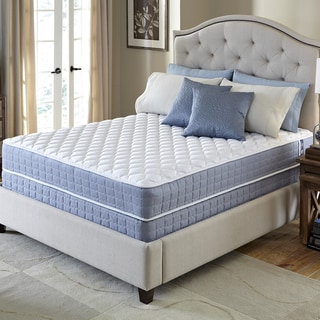 Great Prices Serta Revival Plush Twin-size Mattress and Foundation Set