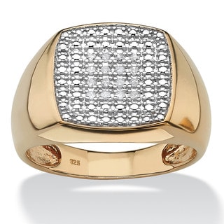 mens 18k gold diamond wedding rings