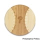 MLB National League 'Homerun!' Bamboo Round Cutting Board