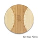 MLB National League 'Homerun!' Bamboo Round Cutting Board