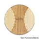 MLB National League 'Homerun!' Bamboo Round Cutting Board