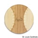 MLB National League 'Homerun!' Bamboo Round Cutting Board