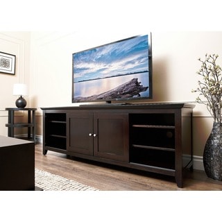 (_ _ ) Abbyson Living Camden Espresso 72-inch Wood TV Console