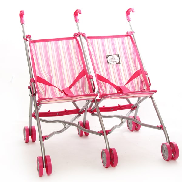 The New York Doll Collection Twin Traveling Doll Stroller Overstock