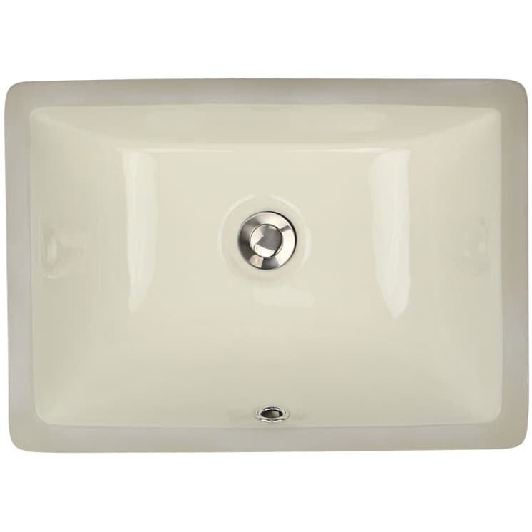 Highpoint Collection Bisque Ceramic Undermount Bathroom Sink Today $