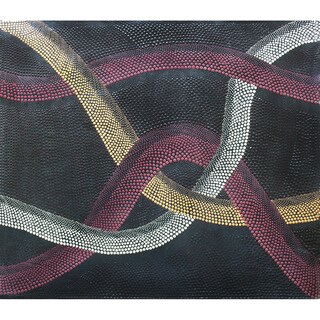 Hot Deal Handmade Aborogine Wall Art (Indonesia)