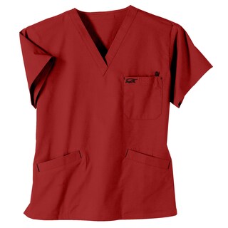 IguanaMed Women's Macintosh Red Classic Scrub Top